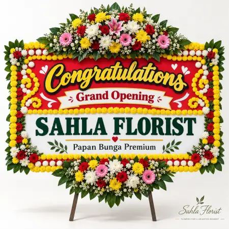 Papan Bunga Ucapan Selamat Rs National Hospital Surabaya